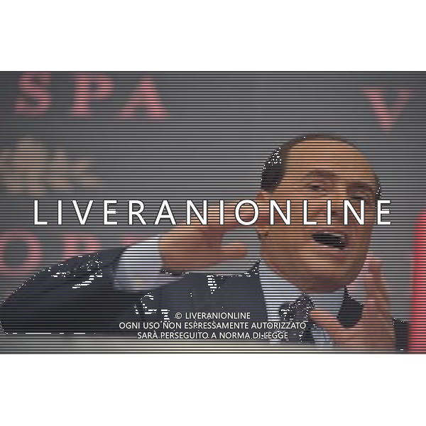 ROMA, 11 DICEMBRE 2007 Presentazione del libro di Bruno Vespa \'L\'amore e il potere - Da Rachele a Veronica un secolo di storia italiana\' NELLA FOTO: SILVIO BERLUSCONI PH AGENZIA ALDO LIVERANI SAS