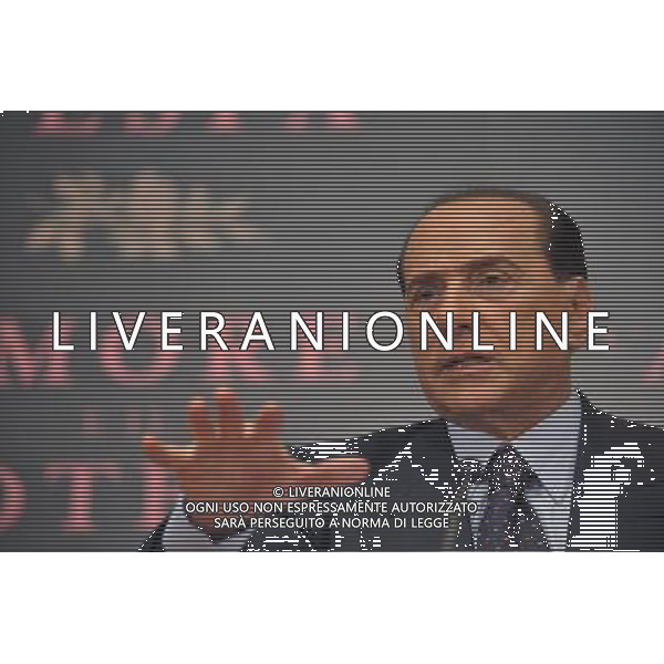 ROMA, 11 DICEMBRE 2007 Presentazione del libro di Bruno Vespa \'L\'amore e il potere - Da Rachele a Veronica un secolo di storia italiana\' NELLA FOTO: SILVIO BERLUSCONI PH AGENZIA ALDO LIVERANI SAS