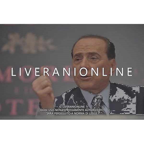 ROMA, 11 DICEMBRE 2007 Presentazione del libro di Bruno Vespa \'L\'amore e il potere - Da Rachele a Veronica un secolo di storia italiana\' NELLA FOTO: SILVIO BERLUSCONI PH AGENZIA ALDO LIVERANI SAS