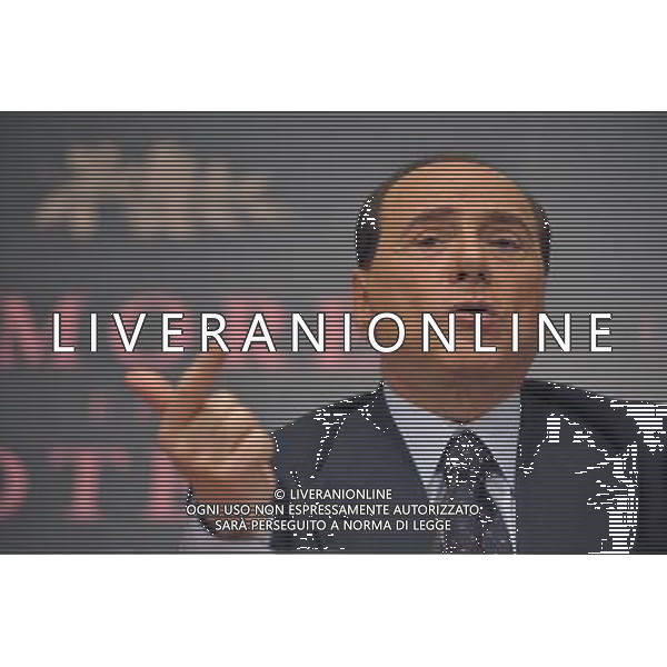 ROMA, 11 DICEMBRE 2007 Presentazione del libro di Bruno Vespa \'L\'amore e il potere - Da Rachele a Veronica un secolo di storia italiana\' NELLA FOTO: SILVIO BERLUSCONI PH AGENZIA ALDO LIVERANI SAS