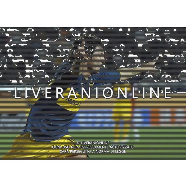 FIFA Club World Cup Japan 2007 Tokyo - 12.12.2007 Boca Juniors(ARG)vsEtoile Sportive du Sahel(TUN) Nella Foto:Neri Cardozo esulta /Ph.Vitez-Ag. Aldo Liverani