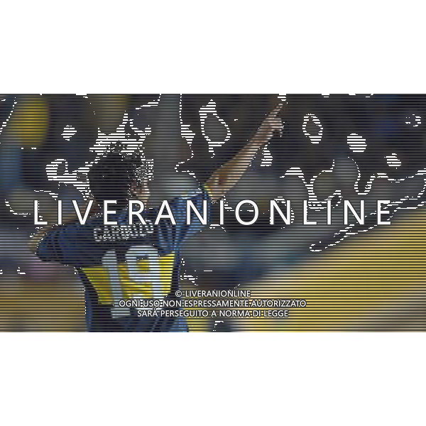 FIFA Club World Cup Japan 2007 Tokyo - 12.12.2007 Boca Juniors(ARG)vsEtoile Sportive du Sahel(TUN) Nella Foto:Neri Cardozo esulta /Ph.Vitez-Ag. Aldo Liverani