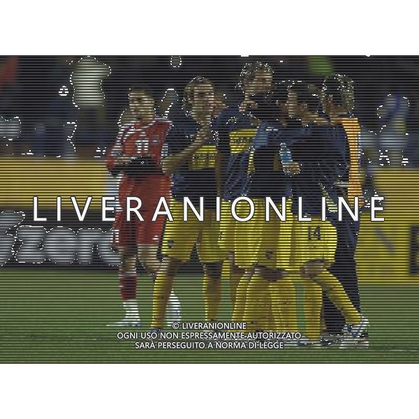 FIFA Club World Cup Japan 2007 Tokyo - 12.12.2007 Boca Juniors(ARG)vsEtoile Sportive du Sahel(TUN) Nella Foto:Esultanza Boca Juniors a fine partita /Ph.Vitez-Ag. Aldo Liverani