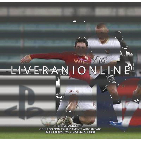 Roma Vs Manchester United 12 / 12 / 2007 - Uefa Champions League 2007/2008 - fase a gironi 6a giornata Gruppo F nella foto: mauro Esposito e Simpson ph Corradetti / ag. Aldo Liverani Sas