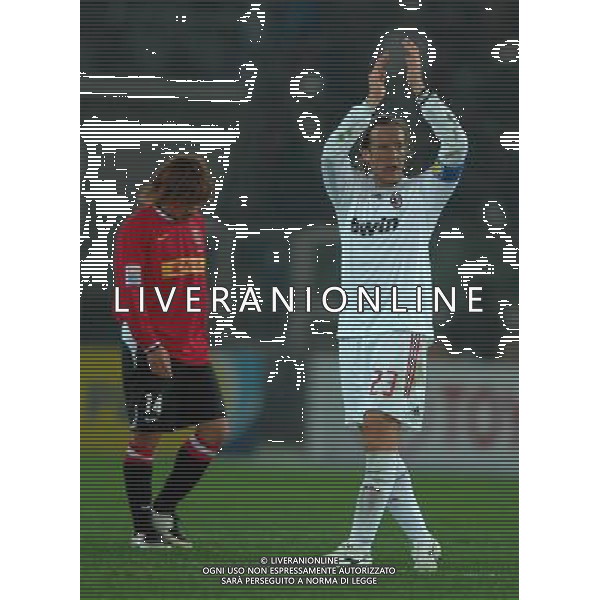 FIFA Club World Cup Japan 2007 Yokohama - 13.12.2007 Milan(ITA)vsUrawa Red Diamonds(JPN) Nella Foto:Massimo Ambrosini esulta a fine partita /Ph.Vitez-Ag. Aldo Liverani