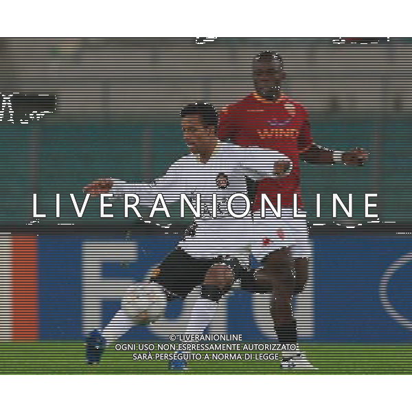 Roma - Manchester United - 12 / 12 / 2007 - Uefa Champions League 2007/2008 - fase a gironi 6a giornata Gruppo F nella foto: NANI e Ahmed Apimah BARUSSO ph Corradetti / ag. Aldo Liverani Sas