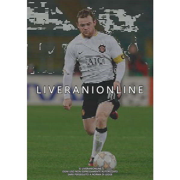 Roma - Manchester United - 12 / 12 / 2007 - Uefa Champions League 2007/2008 - fase a gironi 6a giornata Gruppo F nella foto: Wayne ROONEY ph Corradetti / ag. Aldo Liverani Sas