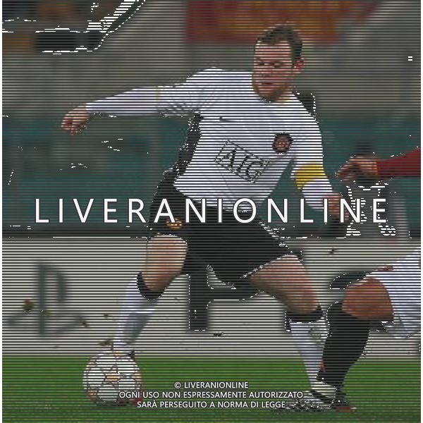 Roma - Manchester United - 12 / 12 / 2007 - Uefa Champions League 2007/2008 - fase a gironi 6a giornata Gruppo F nella foto: Wayne ROONEY ph Corradetti / ag. Aldo Liverani Sas