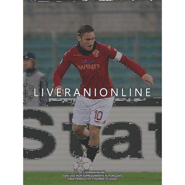 Roma - Manchester United - 12 / 12 / 2007 - Uefa Champions League 2007/2008 - fase a gironi 6a giornata Gruppo F nella foto: Francesco TOTTI ph Corradetti / ag. Aldo Liverani Sas