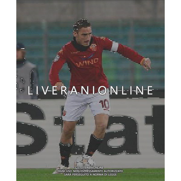 Roma - Manchester United - 12 / 12 / 2007 - Uefa Champions League 2007/2008 - fase a gironi 6a giornata Gruppo F nella foto: Francesco TOTTI ph Corradetti / ag. Aldo Liverani Sas