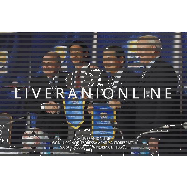 FIFA Club World Cup Japan 2007 Tokyo - 14.12.2007 Conferenza Stampa FIFA Nella Foto:Joseph Blatter-Hidetoshi Nakata-Presidente Federazione Giapponese /Ph.Vitez-Ag. Aldo Liverani