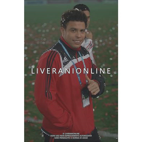 FIFA Club World Cup Japan 2007 Finale 1¡- 2¡Posto Yokohama - 16.12.2007 Milan(ITA)vsBoca Juniors(ARG) Nella Foto: Ronaldo festeggiamenti del milan per la vittoria /Ph.Vitez-Ag. Aldo Liverani