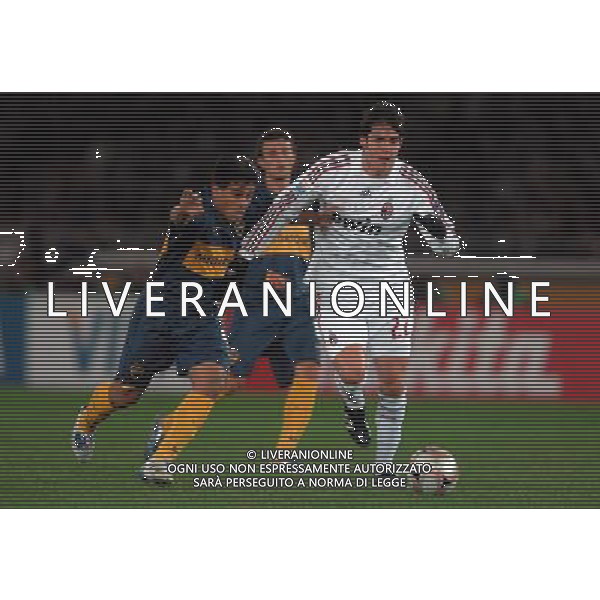 FIFA Club World Cup Japan 2007 Finale 1°- 2° Posto Yokohama - 16.12.2007 Milan(ITA)vsBoca Juniors(ARG) Nella Foto:kaka-Ibarra /Ph.Vitez-Ag. Aldo Liverani