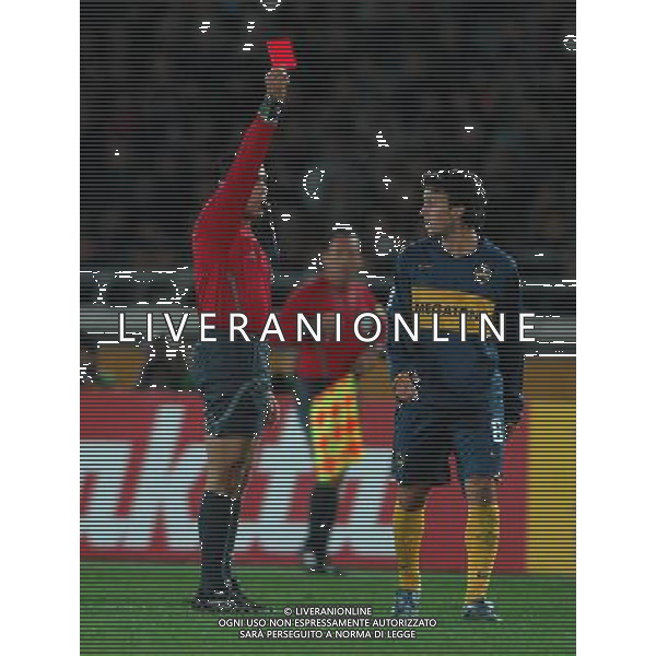 FIFA Club World Cup Japan 2007 Finale 1°- 2° Posto Yokohama - 16.12.2007 Milan(ITA)vsBoca Juniors(ARG) Nella Foto:Ledesma espulso /Ph.Vitez-Ag. Aldo Liverani