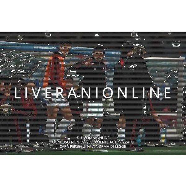 FIFA Club World Cup Japan 2007 Finale 1°- 2° Posto Yokohama - 16.12.2007 Milan(ITA)vsBoca Juniors(ARG) Nella Foto:Panchina Milan al 90° /Ph.Vitez-Ag. Aldo Liverani