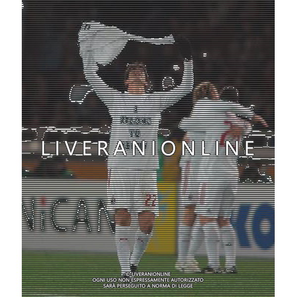 FIFA Club World Cup Japan 2007 Finale 1°- 2° Posto Yokohama - 16.12.2007 Milan(ITA)vsBoca Juniors(ARG) Nella Foto:kaka esulta a fine partita /Ph.Vitez-Ag. Aldo Liverani