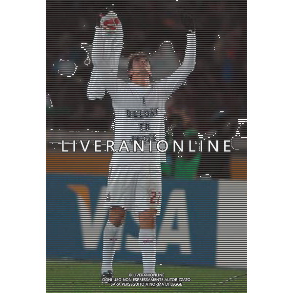 FIFA Club World Cup Japan 2007 Finale 1°- 2° Posto Yokohama - 16.12.2007 Milan(ITA)vsBoca Juniors(ARG) Nella Foto:kaka esulta a fine partita /Ph.Vitez-Ag. Aldo Liverani