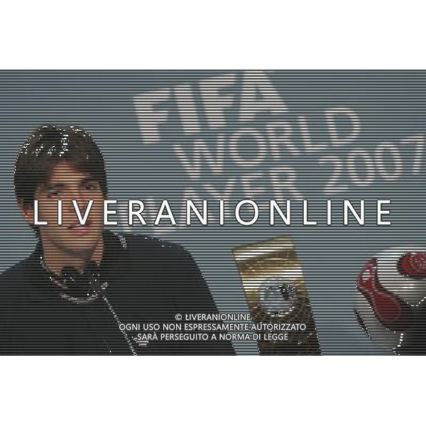 Zurigo 17 dicembre 2007 Fifa World Player 2007 nella foto: Ricardo Kaka\' foto Andry / Ag. Aldo Liverani