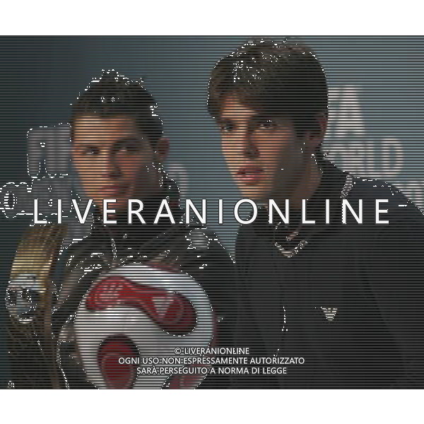 Zurigo 17 dicembre 2007 Fifa World Player 2007 nella foto: Ricardo Kaka\' e Cristiano Ronaldo foto Andry / Ag. Aldo Liverani