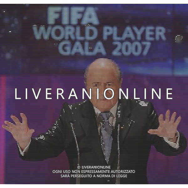 Zurigo 17 dicembre 2007 Fifa World Player 2007 nella foto: Blatter Joseph foto Andry / Ag. Aldo Liverani