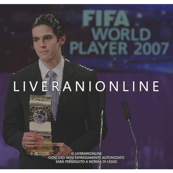 Zurigo 17 dicembre 2007 Fifa World Player 2007 nella foto: Kaka vincitore del Fifa World Player 2007 foto Andry / Ag. Aldo Liverani