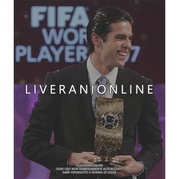 Zurigo 17 dicembre 2007 Fifa World Player 2007 nella foto: Kaka vincitore del Fifa World Player 2007 foto Andry / Ag. Aldo Liverani