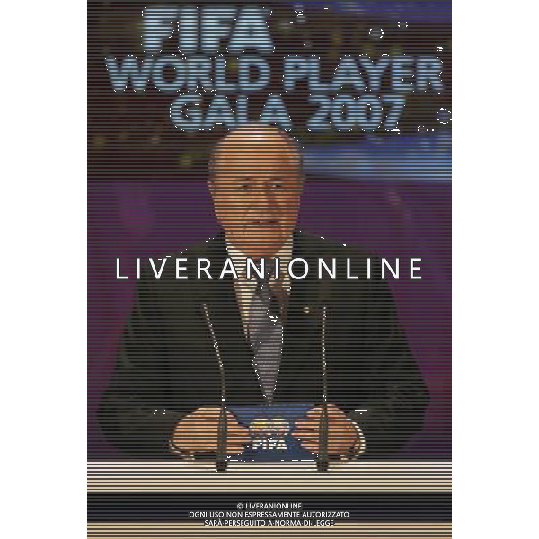 Zurigo 17 dicembre 2007 Fifa World Player Gala\' 2007 nella foto: Blatter Joseph foto Andry / Ag. Aldo Liverani