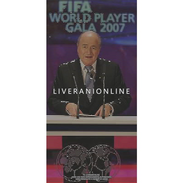 Zurigo 17 dicembre 2007 Fifa World Player Gala\' 2007 nella foto: Blatter Joseph foto Andry / Ag. Aldo Liverani