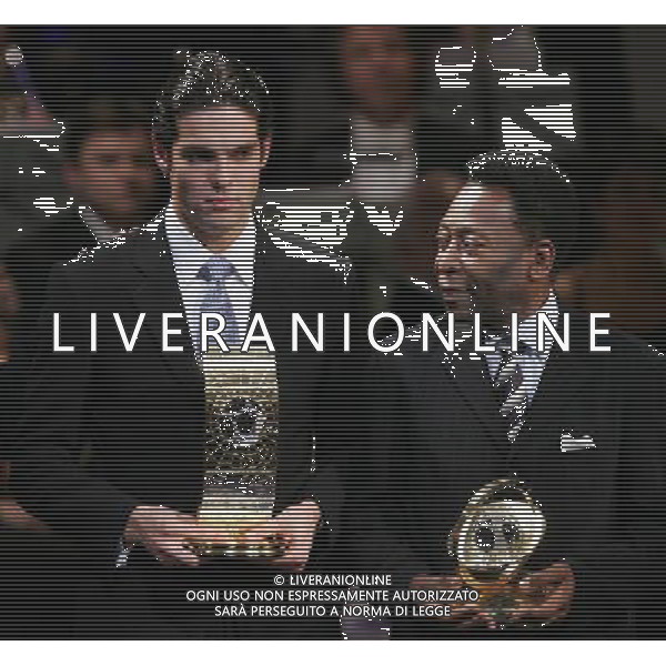 Zurigo 17 dicembre 2007 Fifa World Player Gala\' 2007 nella foto: Kaka e Pele foto Andry / Ag. Aldo Liverani