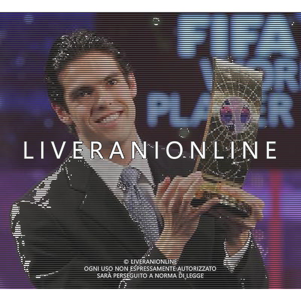 Zurigo 17 dicembre 2007 Fifa World Player Gala\' 2007 nella foto: Kaka vincitore del Fifa World Player 2007 foto Andry / Ag. Aldo Liverani