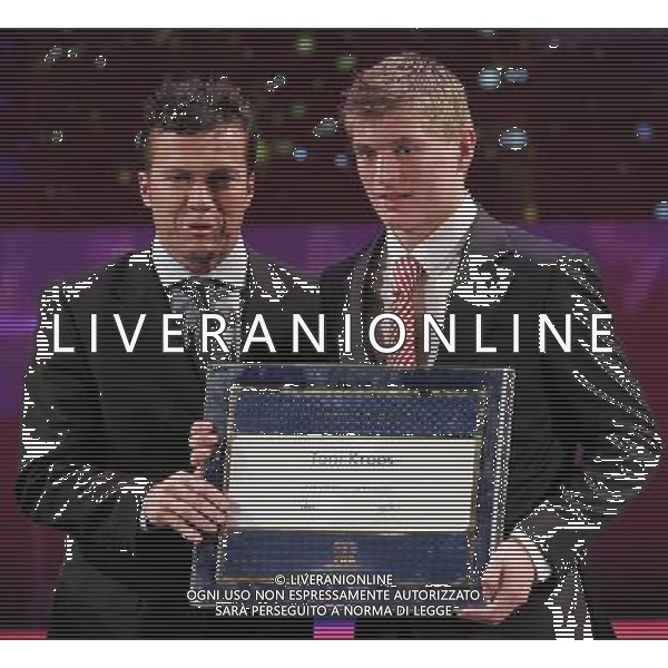 Zurigo 17 dicembre 2007 Fifa World Player Gala\' 2007 nella foto: Mathaus Lotar e Kroos Toni foto Andry / Ag. Aldo Liverani