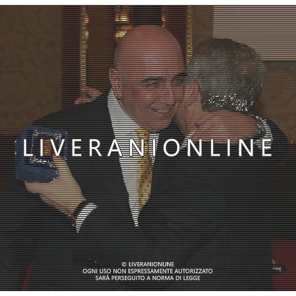 Milano 20 dicembre 2007 Festa di Natale e premiazioni anno 2007 della Lega Calcio nella foto: Adriano Galliani e Antonio Matarrese foto Andry / Ag. Aldo Liverani