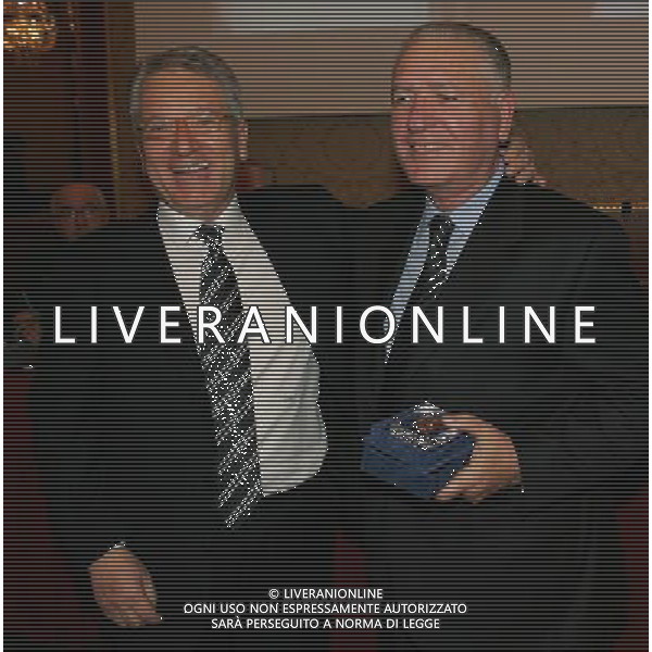 Milano 20 dicembre 2007 Festa di Natale e premiazioni anno 2007 della Lega Calcio nella foto: Antonio e Vincenzo Matarrese foto Andry / Ag. Aldo Liverani
