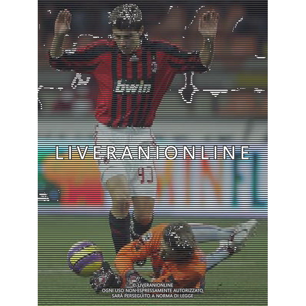 Milan - Catania Coppa Italia Tim Cup 20/12/2007 nella foto bizzarri e paloschi ph luzzani/Ag. Aldo Liverani Sas