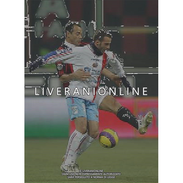 Milan - Catania Coppa Italia Tim Cup 20/12/2007 nella foto giuseppe mascara e cafu\' marcos ph luzzani/Ag. Aldo Liverani Sas