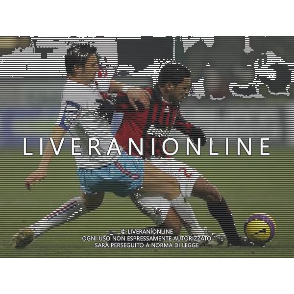 Milano 20/12/2007 coppa italia tim 2007/08 milan-catania 1:2 nella foto gennaro sardo e serginho ph marco luzzani/ag aldo liverani s.a.s.
