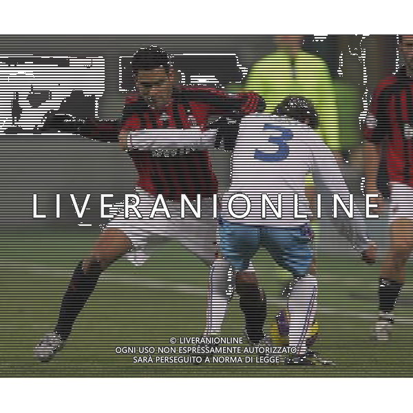Milano 20/12/2007 coppa italia tim 2007/08 milan-catania 1:2 nella foto serginho e rocco sabato ph marco luzzani/ag aldo liverani s.a.s.