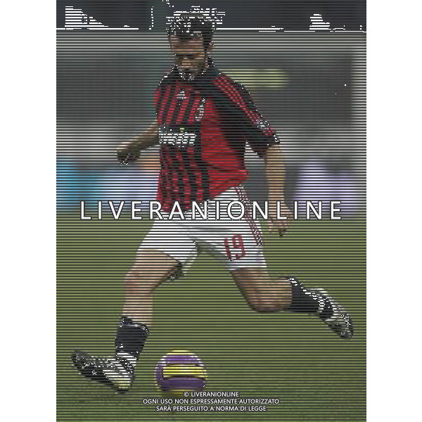 Milano 20/12/2007 coppa italia tim 2007/08 milan-catania 1:2 nella foto giuseppe favalli ph marco luzzani/ag aldo liverani s.a.s.