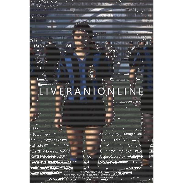 Mario Bertini calciatore dell\'Inter negli anni \' 70 ph archivio ag. aldo liverani sas