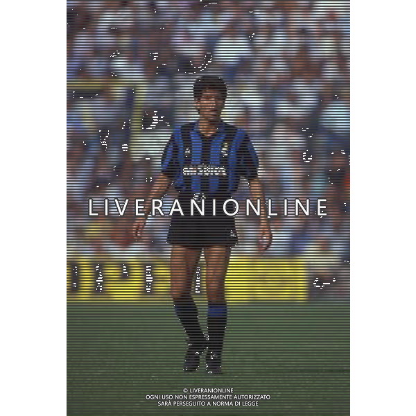Vincenzo Scifo Calciatore dell\'Internazionale Campionato 1997/1998 Ph archivio Ag. Aldo Liverani sas