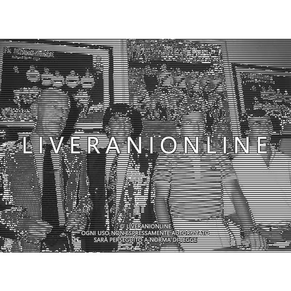 Ivanoe Fraizzoli Presidente Inter anni \'80 con Salvatore Bagni, Klaus Bachlechner e Centi ph archivio ag. aldo liverani sas retrospettiva