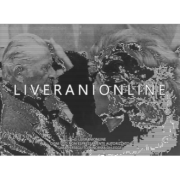 Ivanoe Fraizzoli Presidente Inter anni \'70 con la moglie Renata ph archivio ag. aldo liverani sas retrospettiva