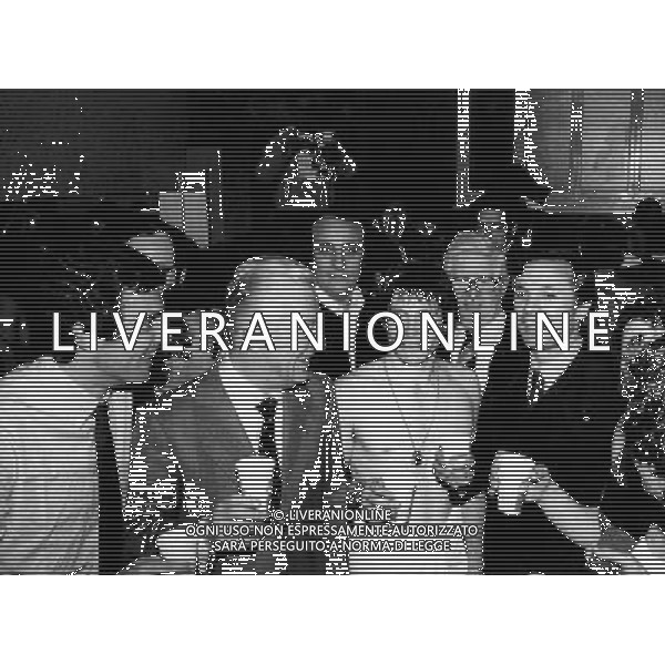 Ivanoe Fraizzoli Presidente Inter anni \'70 con Gabriele Oriali e Giancarlo Beltrami ph archivio ag. aldo liverani sas retrospettiva