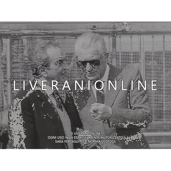 Giuseppe Prisco, Vice Presidente dell\'Inter negli anni\'60, con Ivanoe Fraizzoli, Presidente dell\'Inter dal 1968 al 1984 ph archivio ag. aldo liverani sas