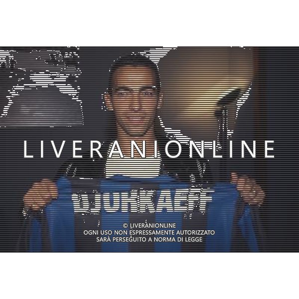 ARCHIVIO ALDO LIVERANI 1996 NELLA FOTO DJORKAEFF YOURI CON LA MAGLIA DELL\'INTER AG ALDO LIVERANI