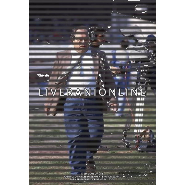 Luigi Necco Giornalista Cronista Sportivo 1989/1990 ph archivio Ag. Aldo Liverani sas
