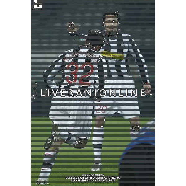 ©Alessandro Falzone/Press Photo/Ag. Aldo Liverani 15-01-2008 Torino Sport Calcio Juventus Empoli Coppa Italia Tim Cup 2007/2008 Nella foto: Esultanza dopo il gol di Marco Marchionni