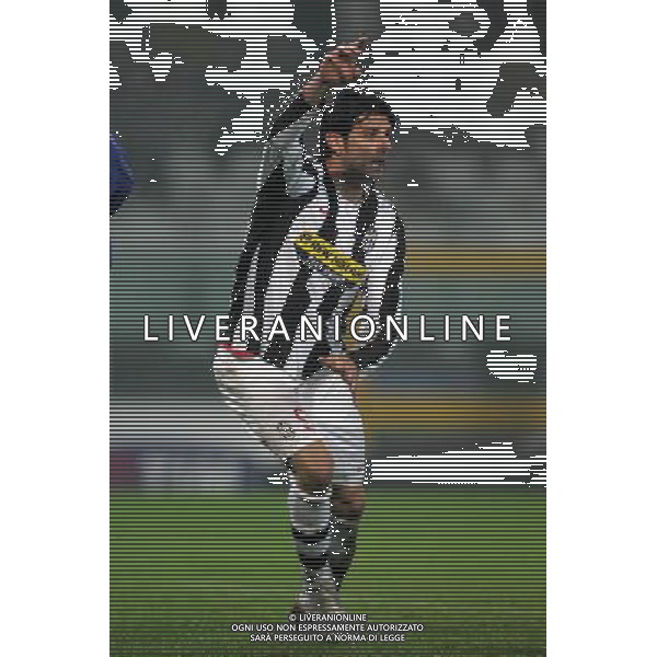 ©Alessandro Falzone/Press Photo/Ag. Aldo Liverani 15-01-2008 Torino Sport Calcio Juventus Empoli Coppa Italia Tim Cup 2007/2008 Nella foto: Esultanza dopo il gol di vincenzo Iaquinta