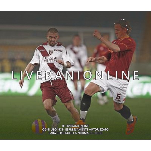 Roma - Torino 16/01/2008 Coppa Italia TIM CUP 2007/2008 Ottavi di finale ritorno nella foto: Nikola Lazetic e Mexes Philippe ph Corradetti / ag. Aldo Liverani sas