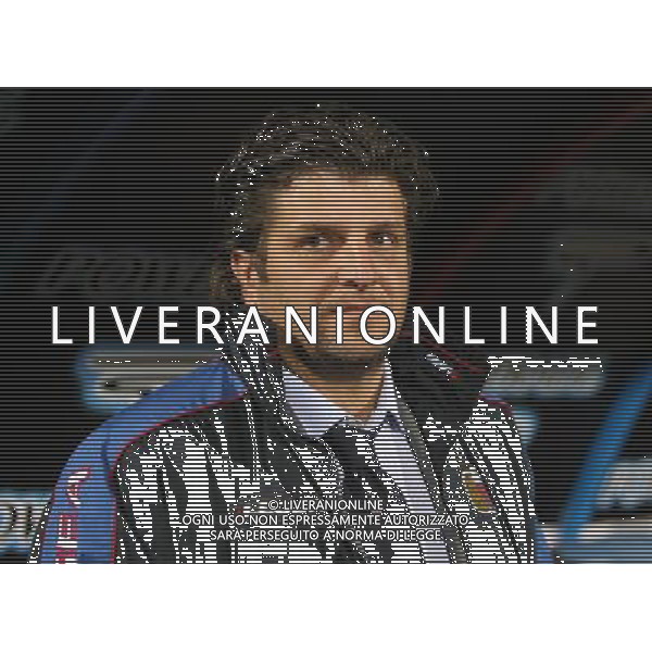 GIUSEPPE SERGI - ALDO LIVERANI 16-1-08 CATANIA CATANIA MILAN COPPA ITALIA TIM CUP 2007-08 Nella foto: MISTER BALDINI silvio AG ALDO LIVERANI